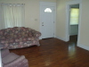 living room and front door